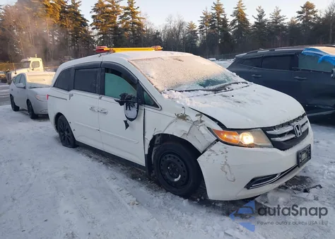 2014 Honda Odyssey Ex-L z USA, uszkodzony, nr VIN 5FNRL5H63EB069195